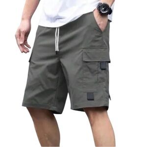 ❤️ 🆕 MANFINITY Men's Gray Cargo Shorts Size S